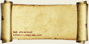 Isak Aćimović vizit kartica